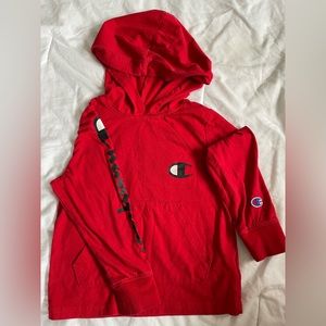 4T thin material hoodie.